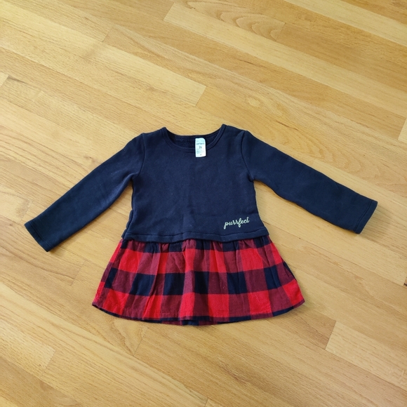 Carter's Other - 3/$10 Carter's Buffalo Plaid dress
